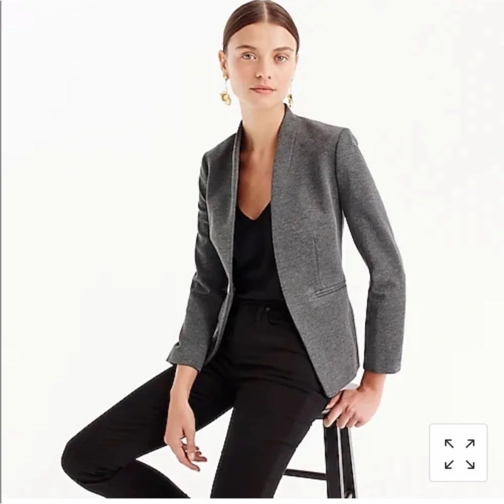 J. Crew 365 Going Out Blazer Jacket Gray Size 6